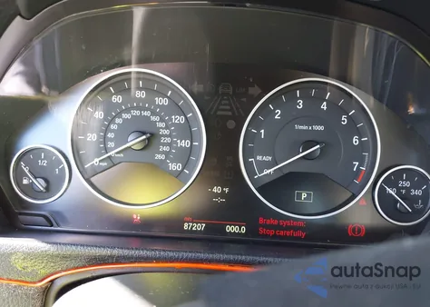 2013 BMW 328I xDrive z USA, uszkodzony, nr VIN WBA3B3C57DF540722